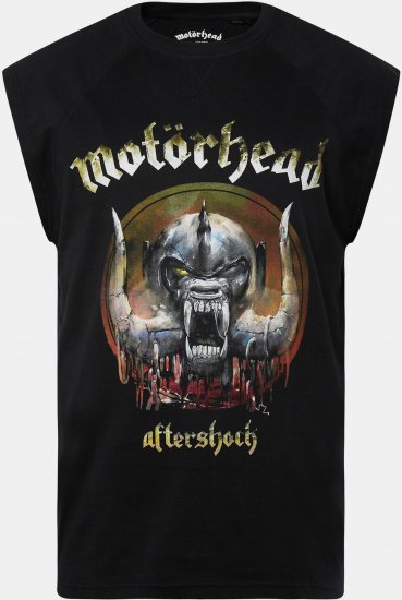 JP1880 Ozzy Motörhead Graphic Band T-Shirt Black - Tričká - Nadrozmerné tričká - 2XL-14XL