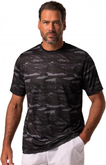 JP1880 QuickDry Graphic Print Tennis T-Shirt Black - Športové oblečenie - Sportovní Oblečení 2XL-10XL