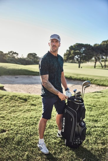 JP1880 Jay-Pi QuickDry AOP Golf Polo Shirt Navy Blue - Polokošele - Polokošele 2XL-8XL