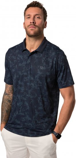 JP1880 Jay-Pi QuickDry AOP Golf Polo Shirt Navy Blue - Polokošele - Polokošele 2XL-8XL