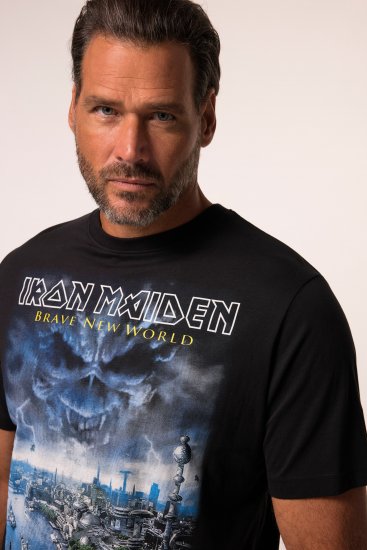 JP1880 Iron Maiden Brave New World T-Shirt Black - Tričká - Nadrozmerné tričká - 2XL-14XL