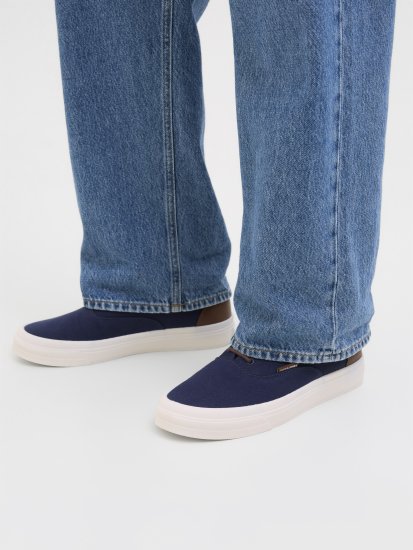 Jack & Jones Lington Canvas Sneakers Navy Blazer - Pánske topánky 40-52 - 