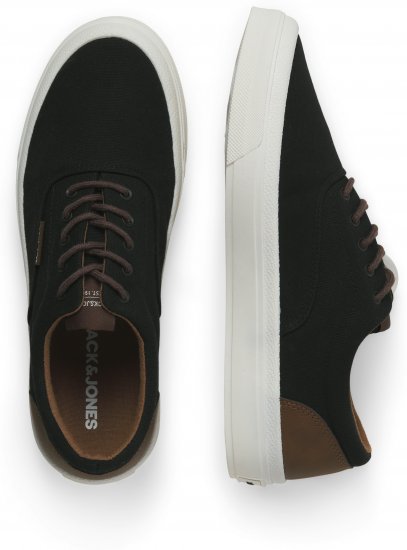 Jack & Jones Lington Canvas Sneakers Black - Pánske topánky 40-52 - 