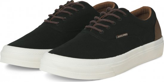 Jack & Jones Lington Canvas Sneakers Black - Pánske topánky 40-52 - 