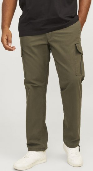 Jack & Jones KANE BARKLEY Cargopants Khaki - Džínsy & nohavice - Džínsy a Nohavice - W40-W70