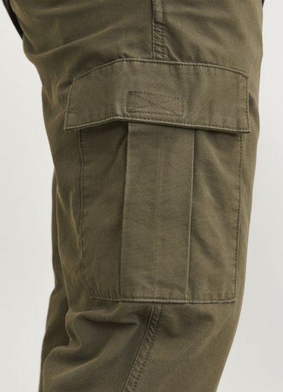 Jack & Jones KANE BARKLEY Cargopants Khaki - Džínsy & nohavice - Džínsy a Nohavice - W40-W70