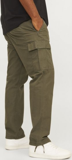 Jack & Jones KANE BARKLEY Cargopants Khaki - Džínsy & nohavice - Džínsy a Nohavice - W40-W70
