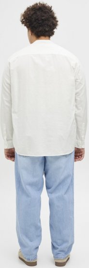 Jack & Jones Breeze Poplin Long Sleeve Shirt White - Košele - Košele 2XL-10XL