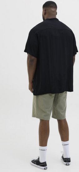 Jack & Jones Jeff Resort Shirt Black - Košele - Košele 2XL-10XL
