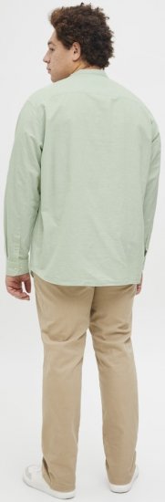 Jack & Jones Breeze Poplin Long Sleeve Shirt Iceberg Green - Košele - Košele 2XL-10XL
