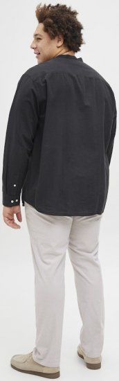 Jack & Jones Breeze Poplin Long Sleeve Shirt Black - Košele - Košele 2XL-10XL