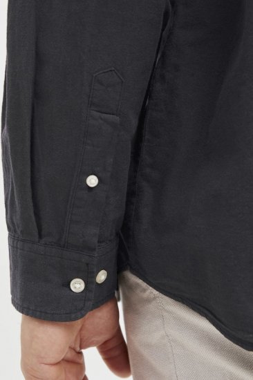 Jack & Jones Breeze Poplin Long Sleeve Shirt Black - Košele - Košele 2XL-10XL