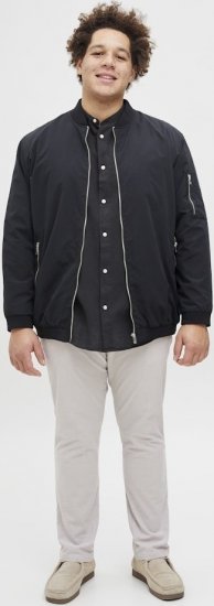 Jack & Jones Breeze Poplin Long Sleeve Shirt Black - Košele - Košele 2XL-10XL