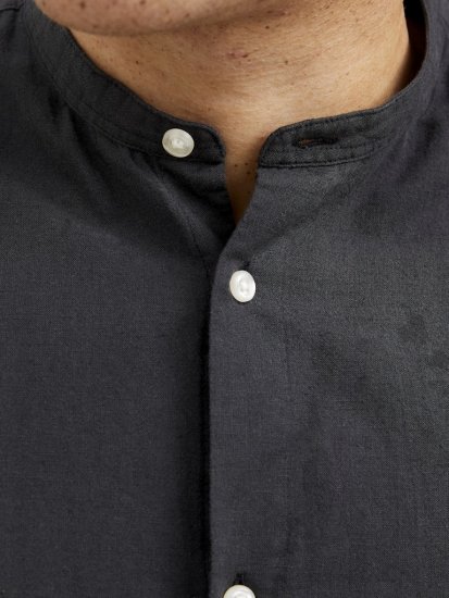 Jack & Jones Breeze Poplin Long Sleeve Shirt Black - Košele - Košele 2XL-10XL