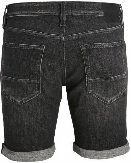 Jack & Jones RICK FOX SHORTS GE 245 Shorts Black Denim - Šortky - Šortky W40-W60