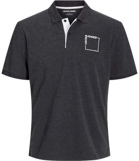 Jack & Jones Verner Short Sleeve Polo Black - Polokošele - Polokošele 2XL-8XL