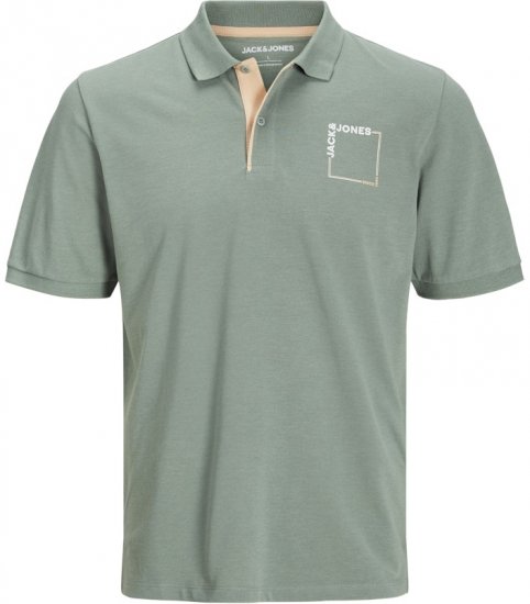 Jack & Jones Verner Short Sleeve Polo Iceberg Green - Polokošele - Polokošele 2XL-8XL