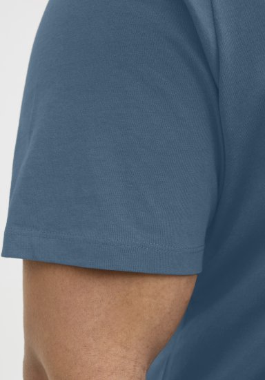 Jack & Jones Hawaii Shape Crew Neck T-Shirt Blue - Tričká - Nadrozmerné tričká - 2XL-14XL
