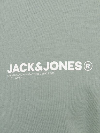Jack & Jones Hawaii Crew Neck T-Shirt Iceberg Green - Tričká - Nadrozmerné tričká - 2XL-14XL