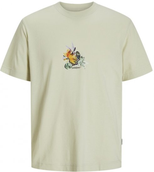 Jack & Jones Varenna Crew Neck T-Shirt Green - Tričká - Nadrozmerné tričká - 2XL-14XL