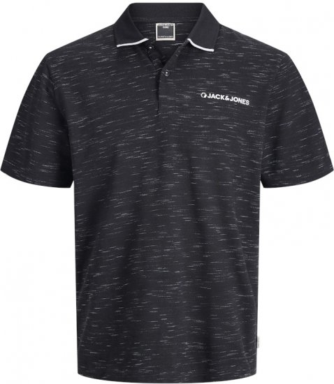 Jack & Jones Logan Polo Shirt Black - Polokošele - Polokošele 2XL-8XL