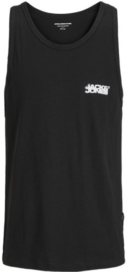 Jack & Jones Sago Tank Top Black - Tričká - Nadrozmerné tričká - 2XL-14XL
