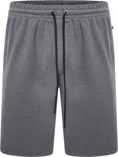 Kam Jeans 3317 Textured Interlock Shorts Charcoal - Tepláky & teplákové kraťasy - Tepláky & Teplákové kraťasy - 2XL-12XL