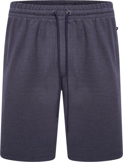 Kam Jeans 3317 Textured Interlock Shorts Indigo - Tepláky & teplákové kraťasy - Tepláky & Teplákové kraťasy - 2XL-12XL