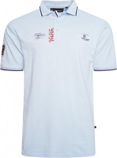 Kam Jeans 5512 1985 Racing Team Polo Blue - Polokošele - Polokošele 2XL-8XL