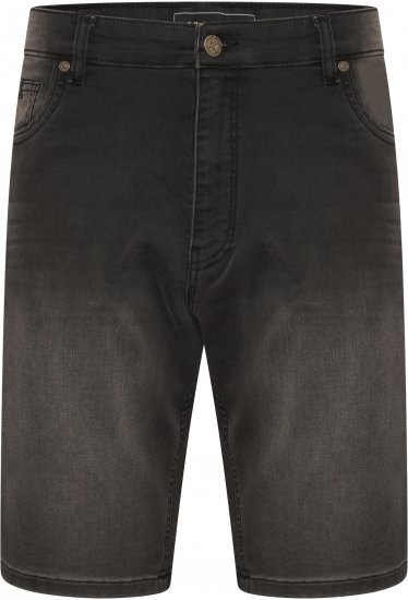 Kam Jeans NUNEZ2 Knitted Denim Stretch Shorts Charcoal - Šortky - Šortky W40-W60
