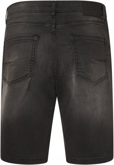 Kam Jeans NUNEZ2 Knitted Denim Stretch Shorts Charcoal - Šortky - Šortky W40-W60