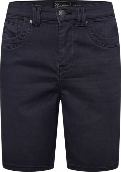 Kam Jeans Pepe Knitted Denim Shorts Charcoal - Šortky - Šortky W40-W60
