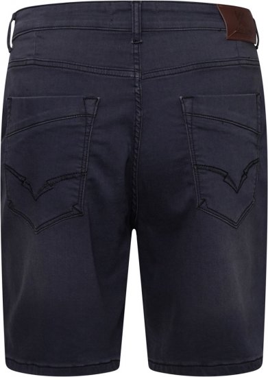 Kam Jeans Pepe Knitted Denim Shorts Charcoal - Šortky - Šortky W40-W60