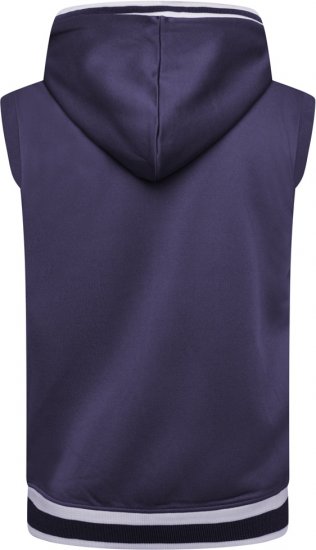 Kam Jeans TS005 Retro Tracky Set (Shorts/Sleeveless Hoodie) Navy - Teplákové súpravy - Teplákové súpravy Pánske Nadmerné veľkosti