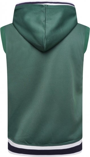 Kam Jeans TS005 Retro Tracky Set (Shorts/Sleeveless Hoodie) Racing Green - Teplákové súpravy - Teplákové súpravy Pánske Nadmerné veľkosti