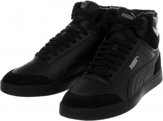 Puma Shuffle Mid Fur Shoes Black - Pánske topánky 40-52 - 