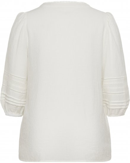 Kaffe Curve Liwa Shirt Chalk - Košele - 