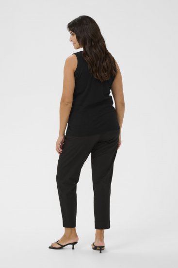 Kaffe Curve Carina Tielko Sýto čierna - Tričká - 