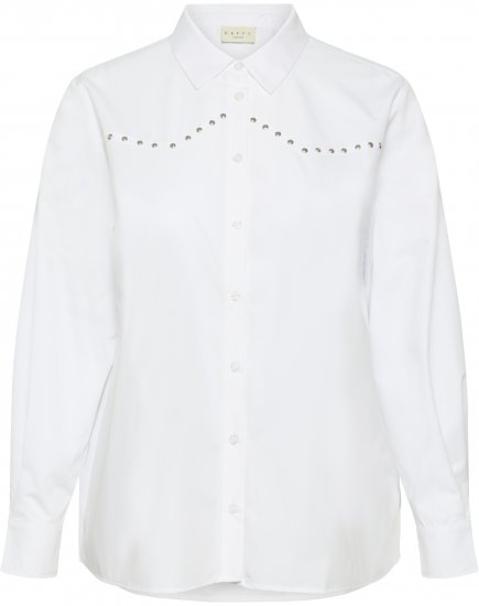 Kaffe Curve Janni Shirt Optical White - Košele - 