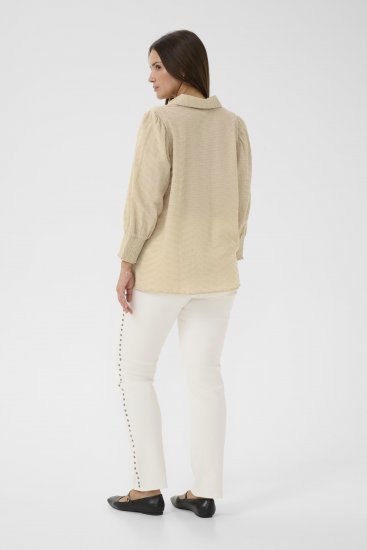 Kaffe Curve Penelopia Shirt Feather Grey - Košele - 