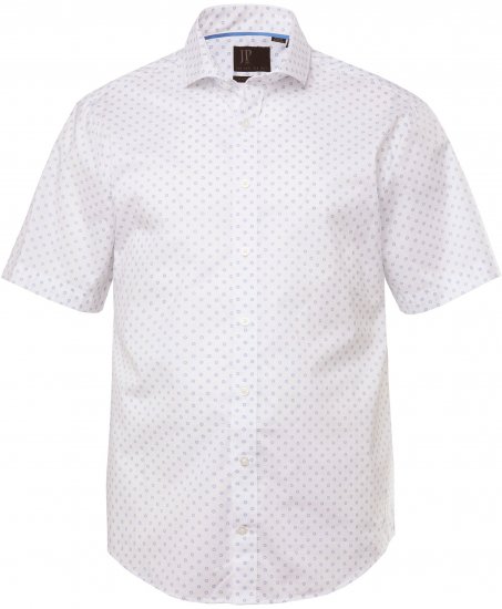 JP1880 Business Modern Fit Short Sleeve Shirt TALL Off-White - TALL košele - 