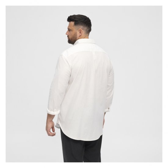 North Latitude Oxford Shirt White - Košele - Košele 2XL-10XL