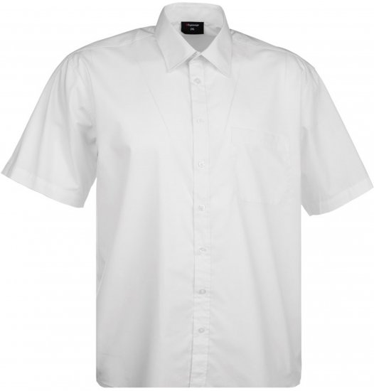 Espionage SH149 Short Sleeve Shirt White - Košele - Košele 2XL-10XL