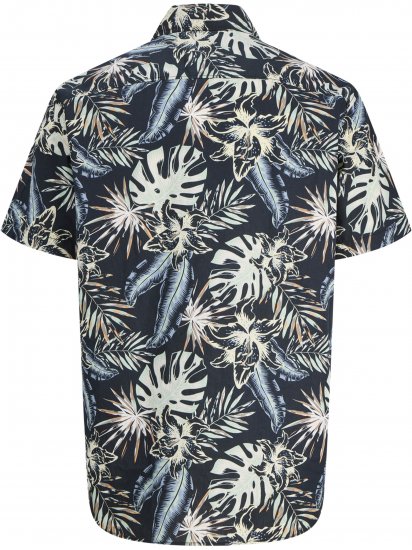 Jack & Jones Honolulu Short Sleeve Resort Shirt Black - Košele - Košele 2XL-10XL