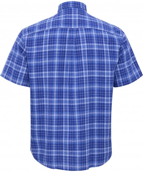 North Latitude 51145 Checked Short Sleeve Shirt Cobolt Blue - Košele s krátkym rukávom - Pánske košele s krátkym rukávom