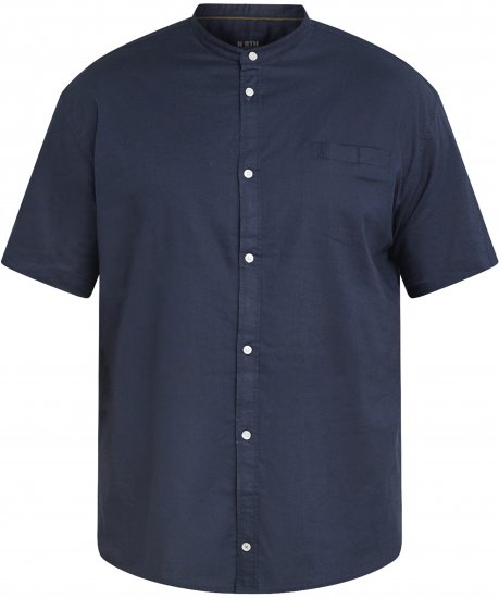 North Latitude 61109 Košeľa s Krátkym Rukávom so Stojačikom Tmavomodrá - Košele - Košele 2XL-10XL