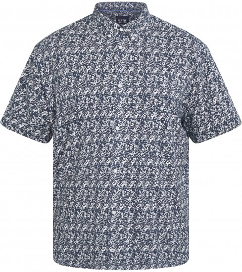 North Latitude 61114 Jersey Košeľa s Celoplošnou Potlačou Tmavomodrá - Košele - Košele 2XL-10XL