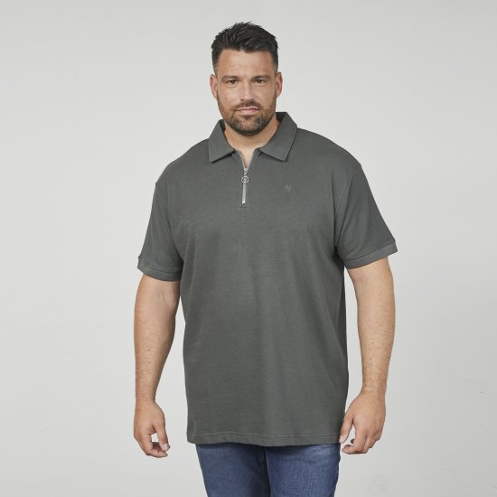 North Latitude 61347 Polo so Zipsom Tmavozelená - Polokošele - Polokošele 2XL-8XL