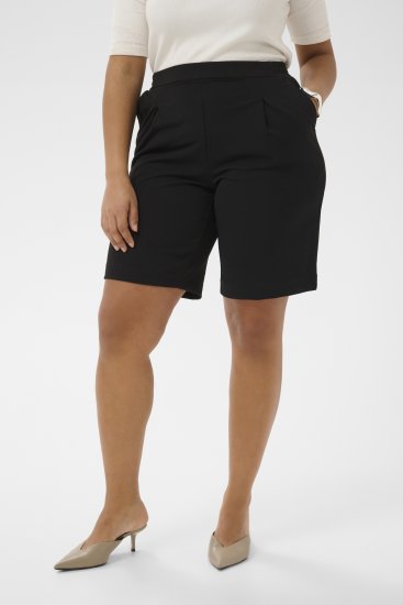 Kaffe Curve Pheolo Shorts Black Deep - Šortky - 