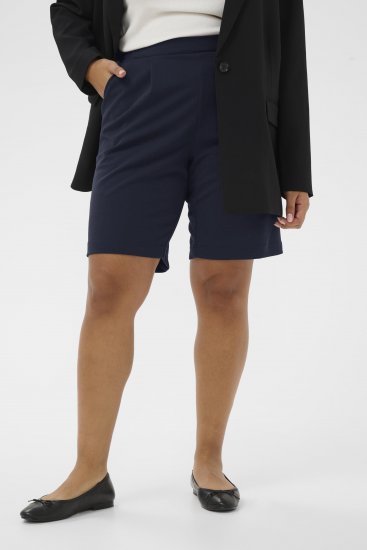 Kaffe Curve Pheolo Shorts Midnight Marine Navy - Šortky - 